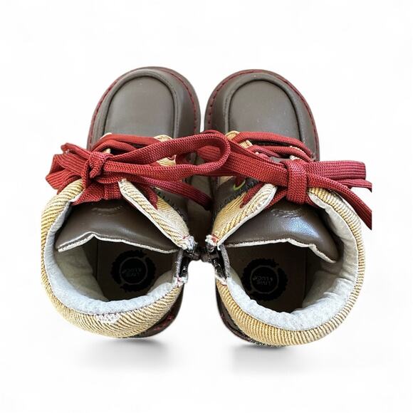 LIVIE & LUCA Shoes Boots Kip Monkey Taupe Brown Size 12 - Used - Picture 5 of 6